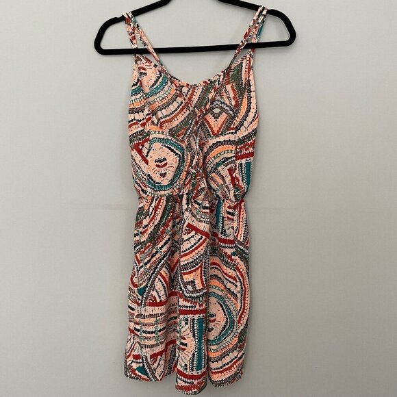 Sleeveless Dress Colorful Print Casual‎ Sundress Summer Dress - Picture 4 of 7